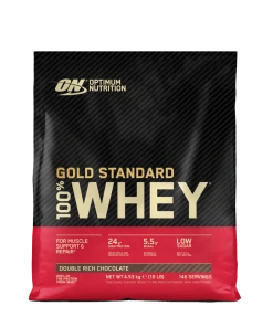 پروتئین وی گلد استاندارد اپتیمم نوتریشن | ON Gold Standard 100% Whey (طعم شکلات دوبل - 4.53 کیلوگرم / 10 پوند)