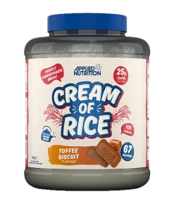کرم برنج کریم آف رایس اپلاید نوتریشن | Applied Nutrition Cream of Rice (طعم بیسکویت تافی - 2 کیلوگرم)