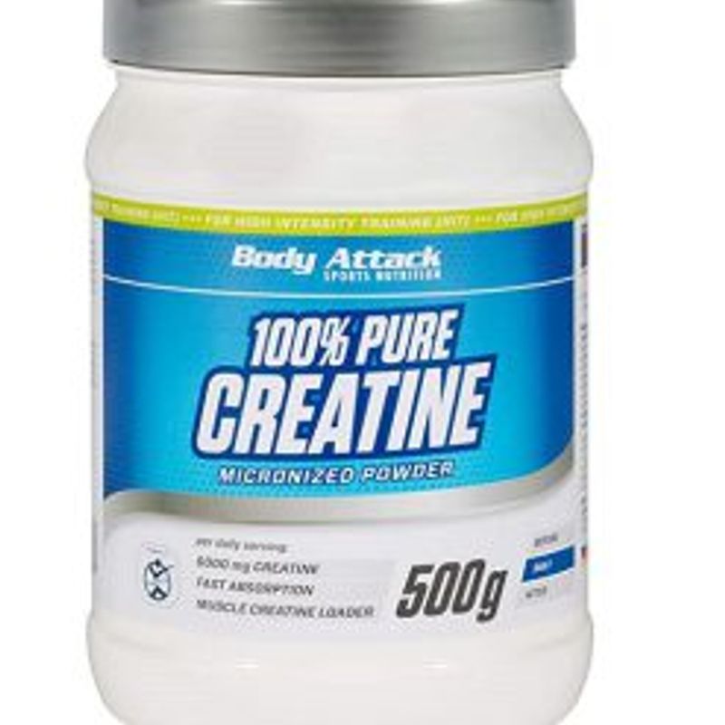 کراتین 100 درصد خالص ۵۰۰ گرم بادی اتک  Body Attack 100 Pure Creatine
