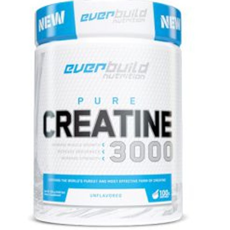 کراتین مونوهیدرات 3000 اوربیلد 300 گرم EVERBUILD Creatine Monohydrate 3000