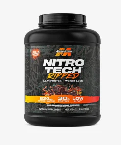 پروتئین وی نیتروتک ریپد ماسل‌تک | MuscleTech Nitro-Tech Ripped (طعم براونی شکلات فادج - 1.82 کیلوگرم / 4.02 پوند)