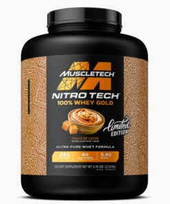 پروتئین وی نیتروتک 100% وی گلد ماسل‌تک | MuscleTech Nitro-Tech 100% Whey Gold (طعم دولسه دی لچه - 2.33 کیلوگرم / 5.14 پوند)