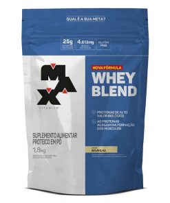 پروتئین وی بلند مکس تیتانیوم | Max Titanium Whey Blend (طعم وانیل - 1800 گرم)