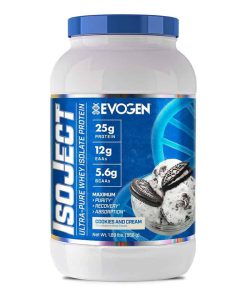 پروتئین وی ایزوله ایزوکت ایوژن | Evogen IsoJect Ultra-Pure Whey Isolate (طعم کوکیز اند کریم - 838 گرم / 1.89 پوند)