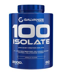 پروتئین وی ایزوله ۱۰۰ گالوانیزه کروم | Galvanize Chrome 100 Isolate (طعم وانیل - ۲۰۰۰ گرم)