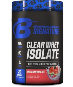 پودر کلیر وی ایزوله بادی بیلدینگ ساینیتچر | Bodybuilding.com Signature Clear Whey Isolate