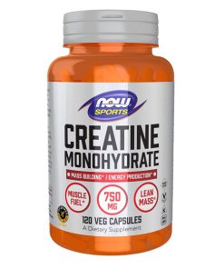 کراتین مونوهیدرات ناو 120 کپسول NOW Creatine Monohydraat