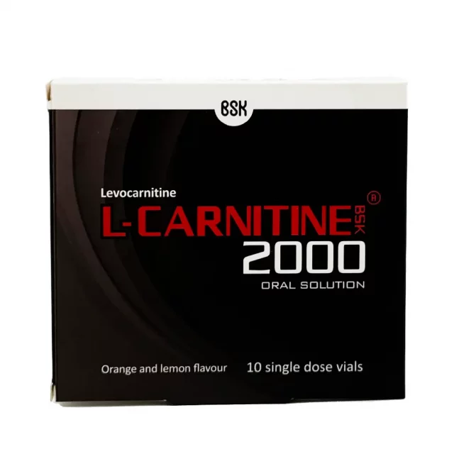 ویال مایع ال کارنیتین 2000 بی اس کی - 10 عددی
