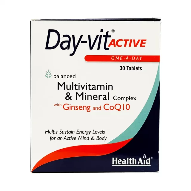 قرص مولتی ویتامین دی ویت اکتیو هلث اید - 30 عددی
