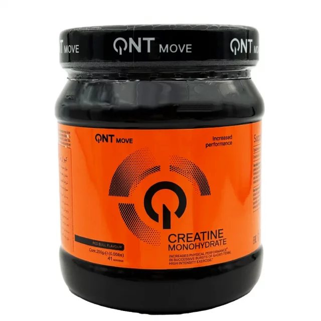 کراتین منوهیدرات با طعم رد بول کیو ان تی - 250 گرم
