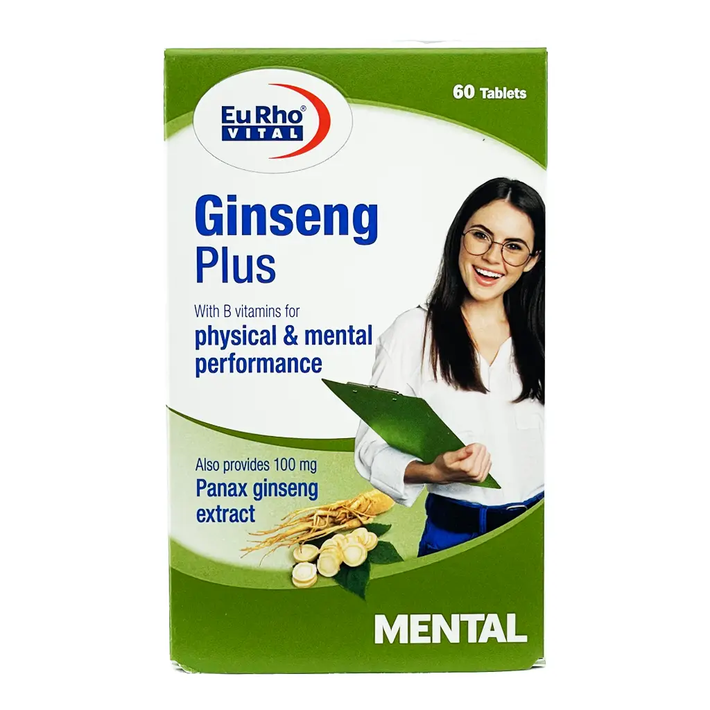 قرص جینسینگ پلاس یوروویتال - 60 عددی