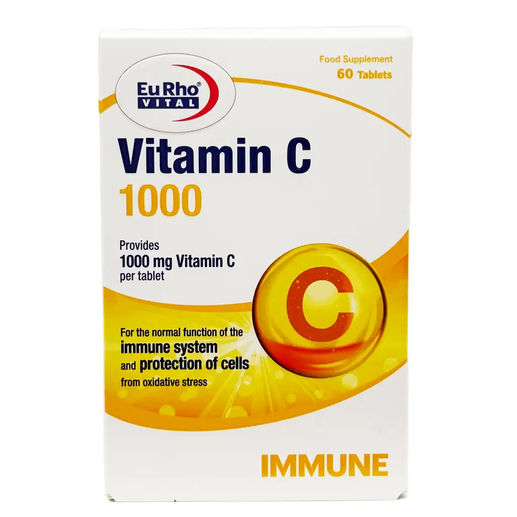 قرص ویتامین ث 1000 میلی گرمی یوروویتال - 60 عددی