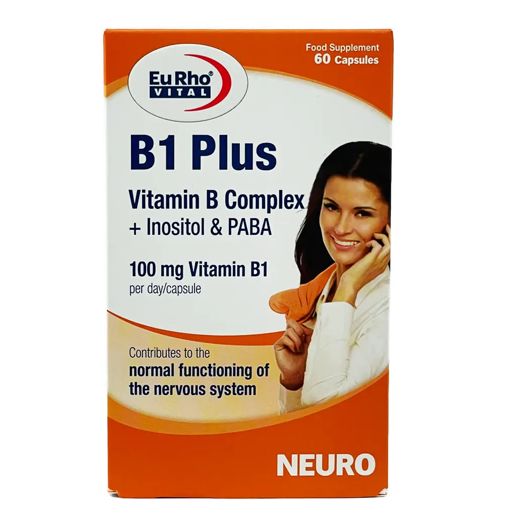 کپسول ویتامین ب1 پلاس یوروویتال - 60 عددی
