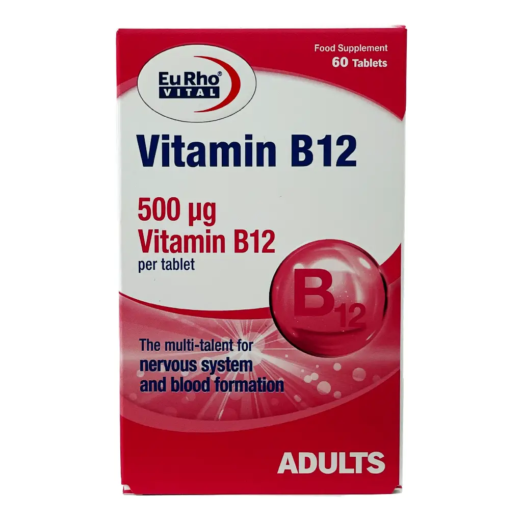 قرص ویتامین ب12 یوروویتال - 60 عددی