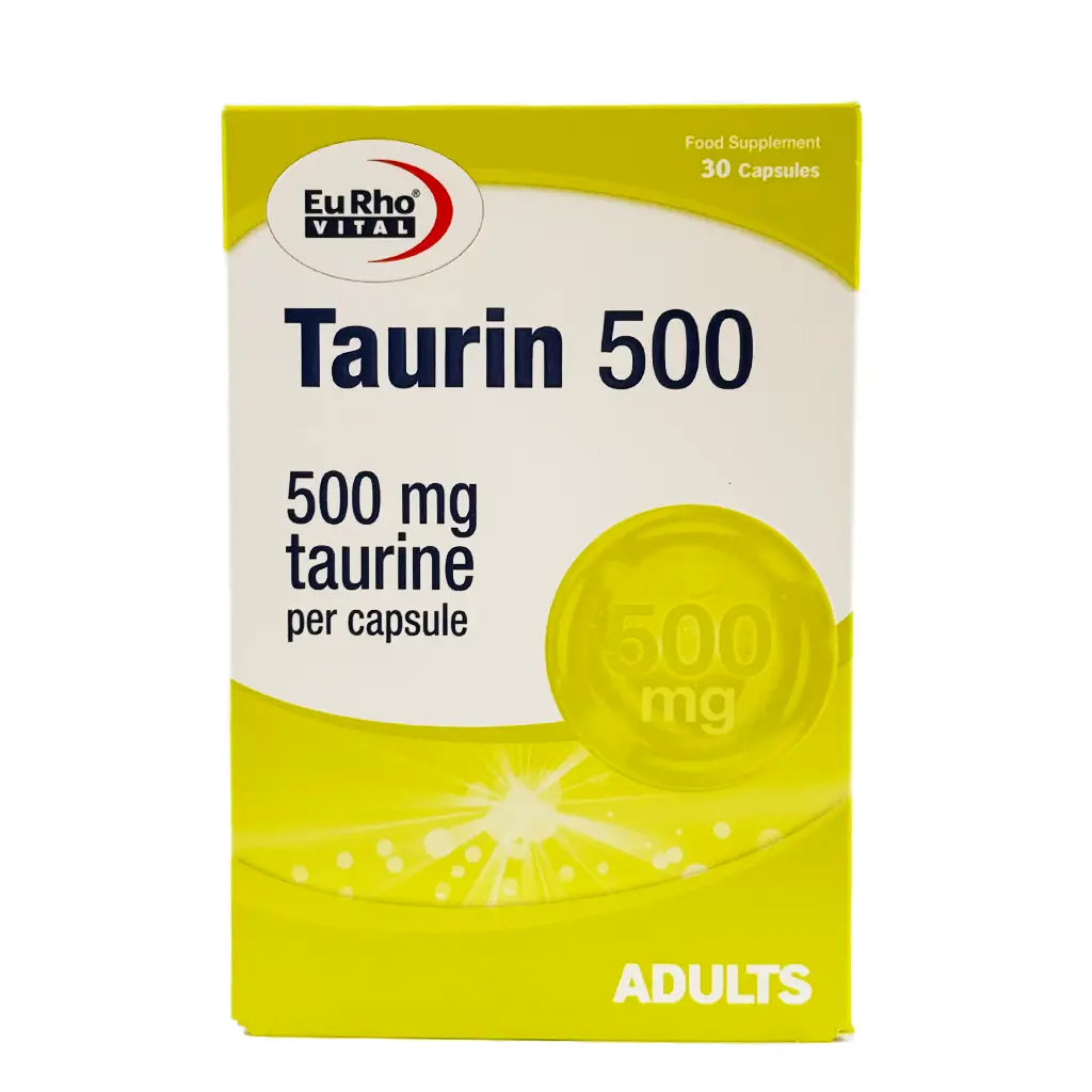 کپسول تائورین 500 میلی گرم یوروویتال - 30 عددی