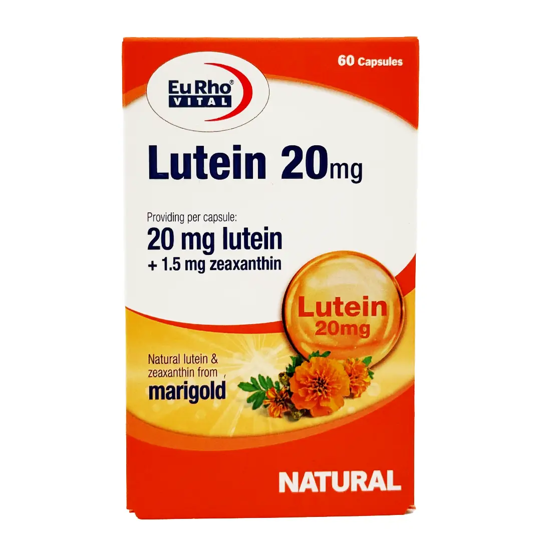 کپسول لوتئین 20 میلی گرم یوروویتال - 60 عددی