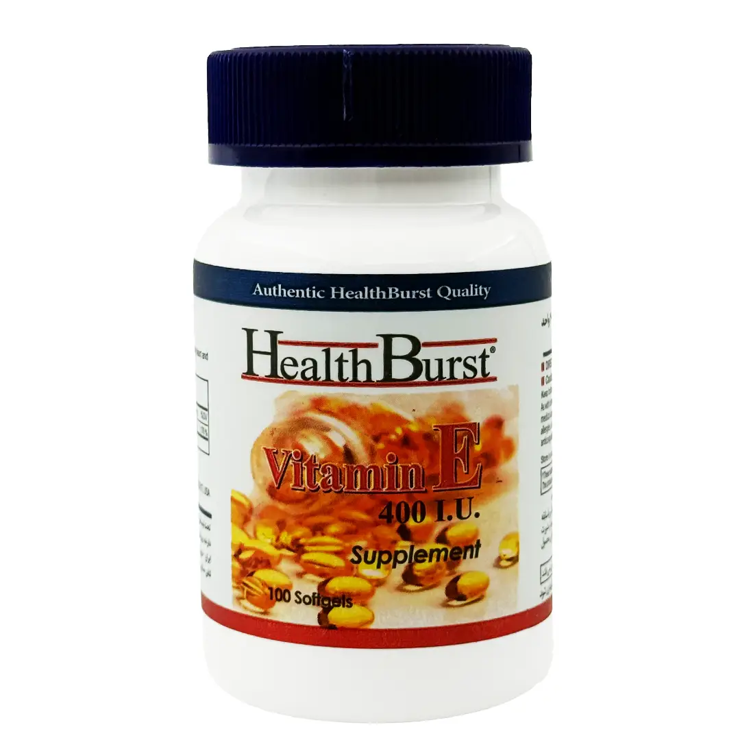 ویتامین ای 400 هلث برست - 100 عددی