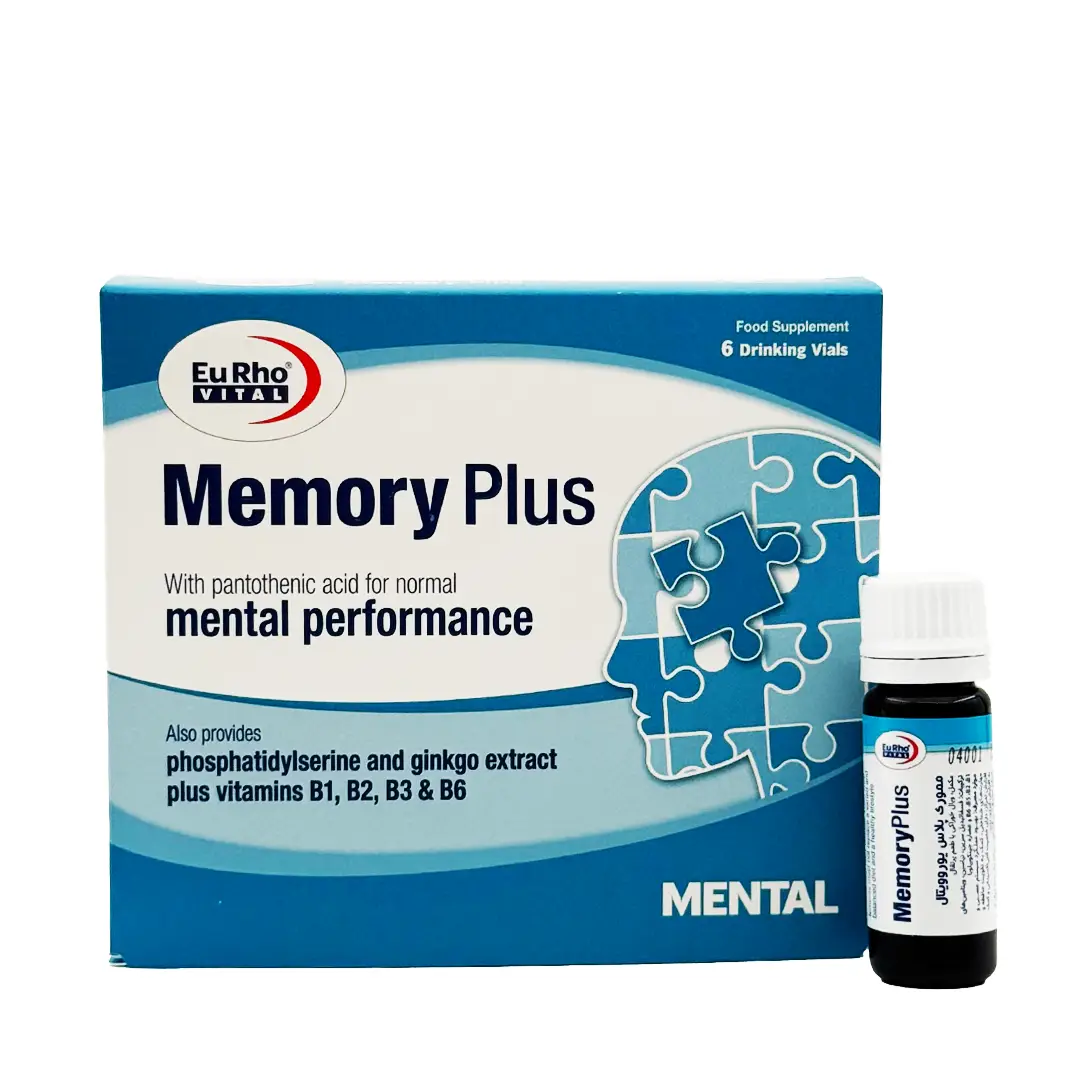 ویال مایع مموری پلاس یوروویتال - 6 عددی