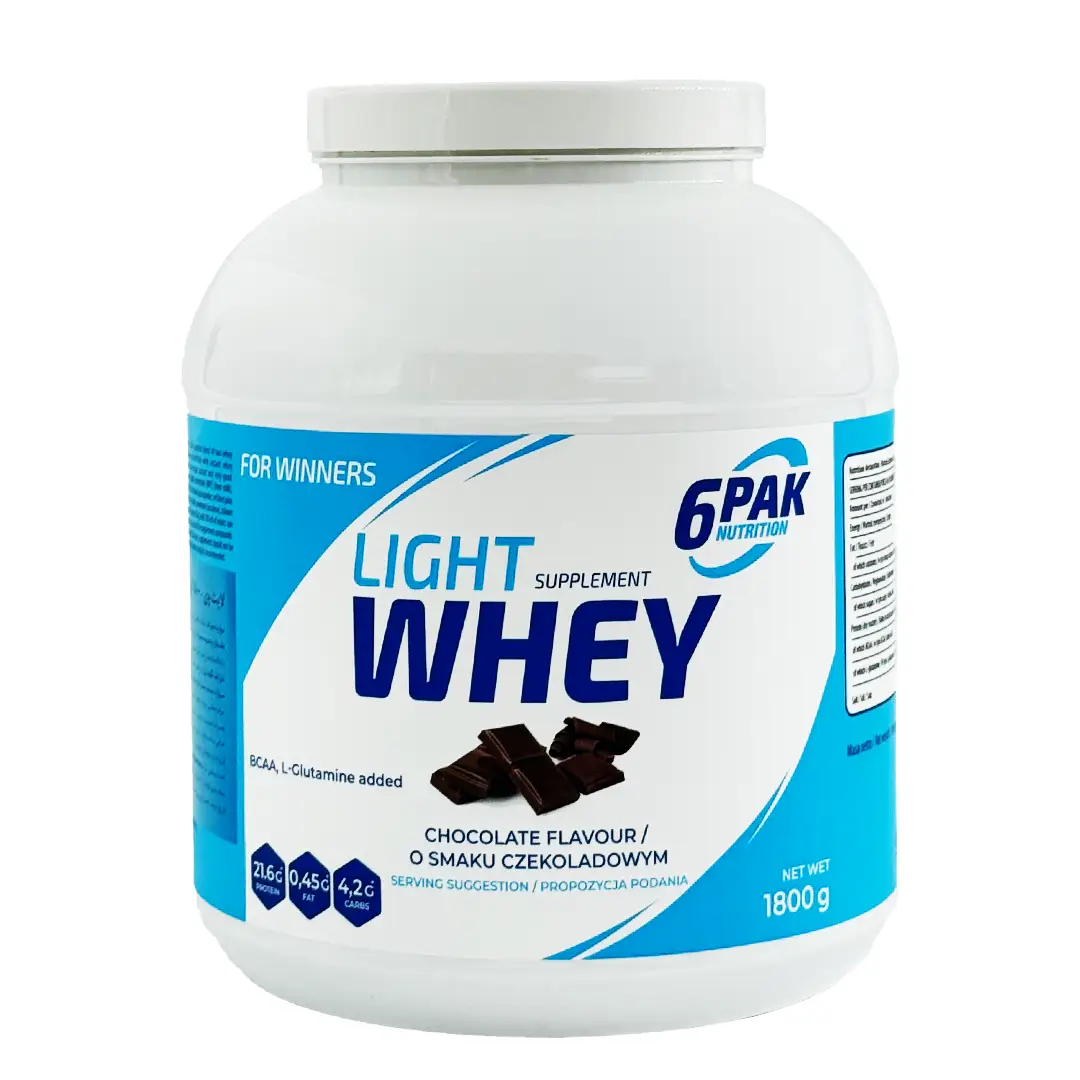 پودر پروتئین لایت وی 6پک نوتریشن - 1800 گرم + شیکر هدیه