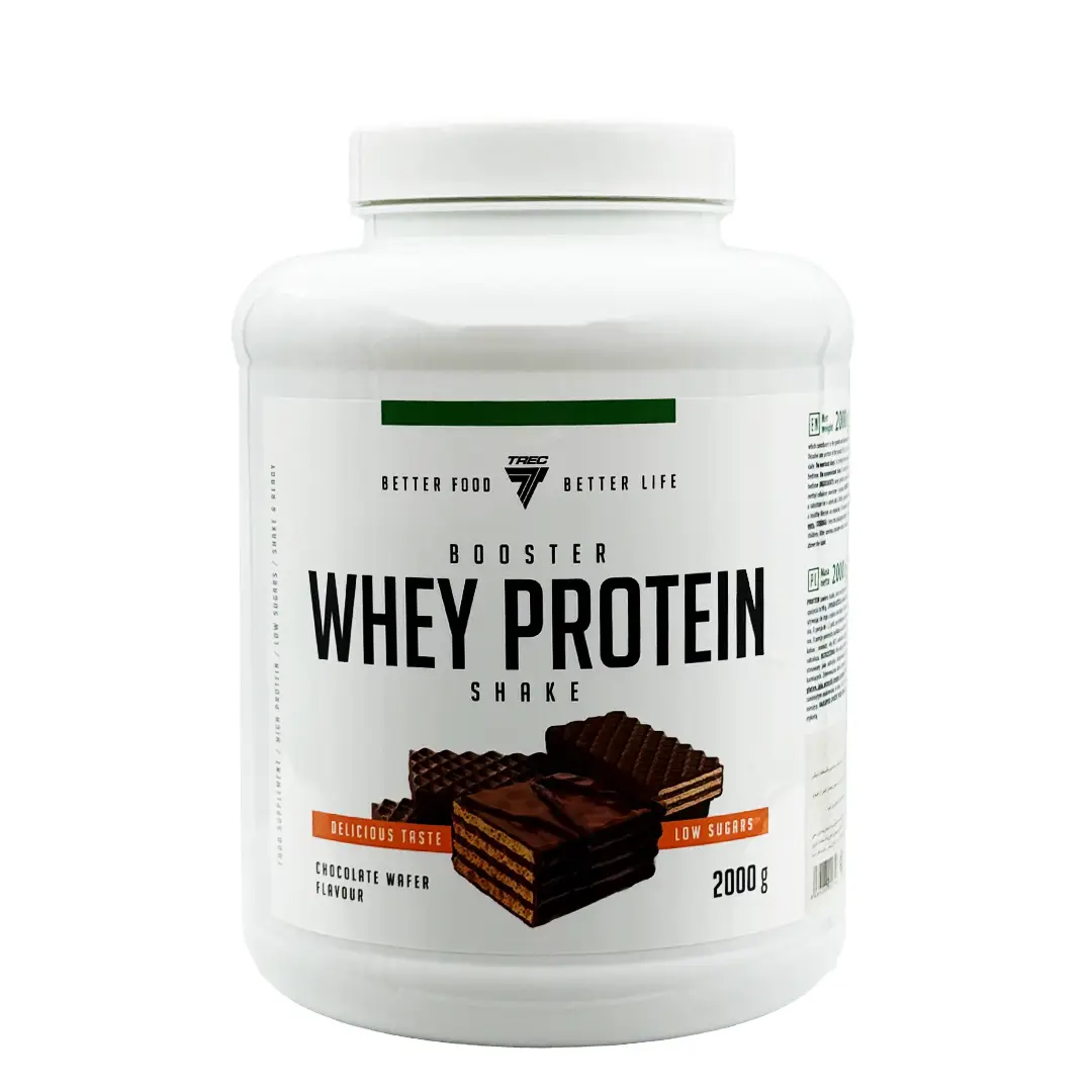 پروتئین وی بوستر ترک نوتریشن  با طعم ویفر شکلاتی- 2000 گرم