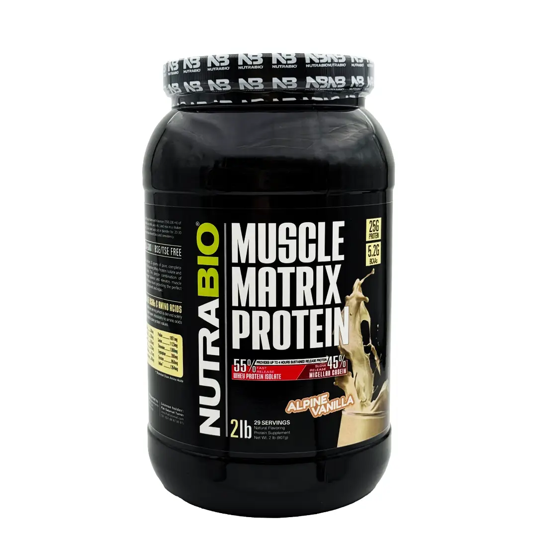 پودر پروتئین ماسل ماتریکس نوترابایو - 907 گرم