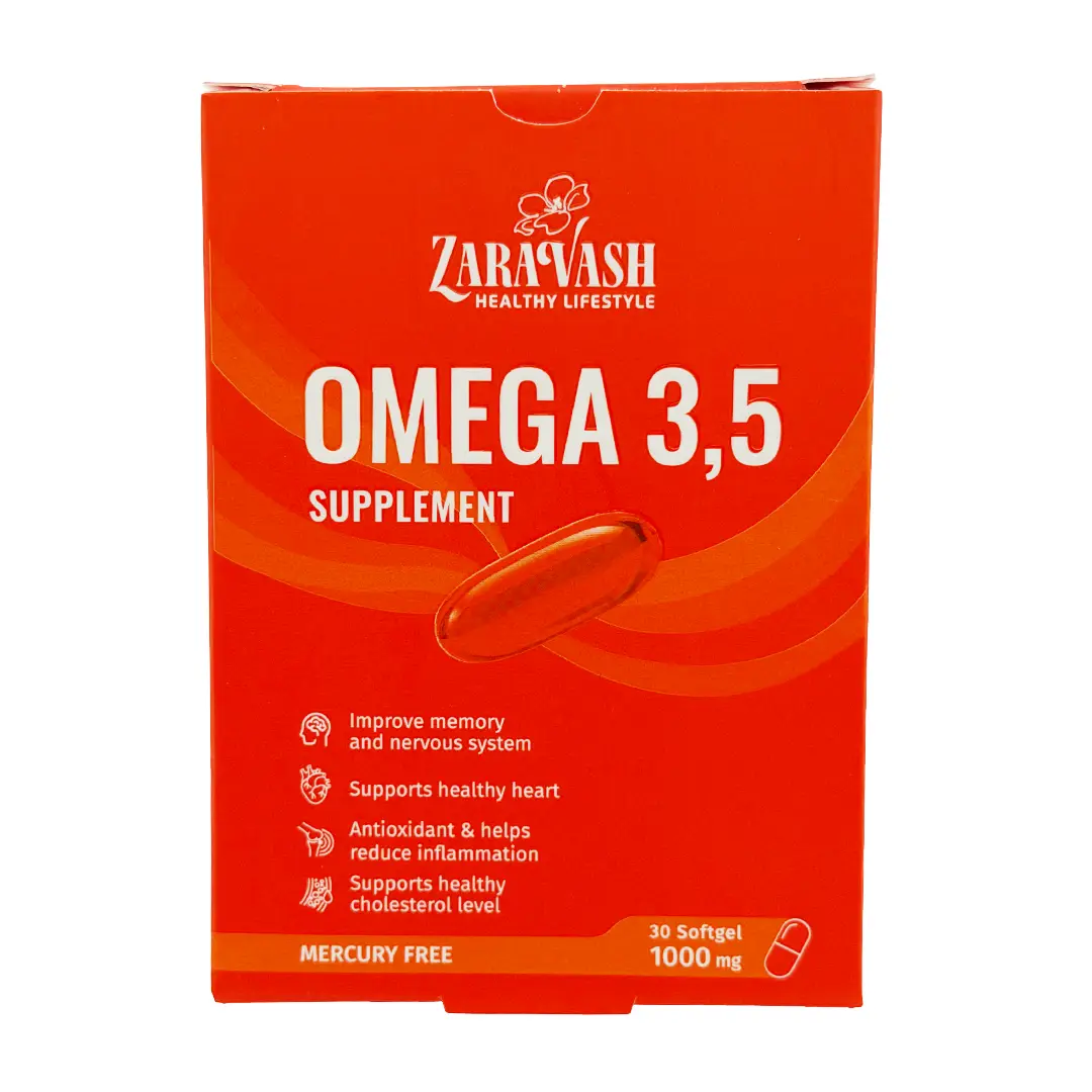 کپسول امگا 3 و 5 زراوش - 30 عددی