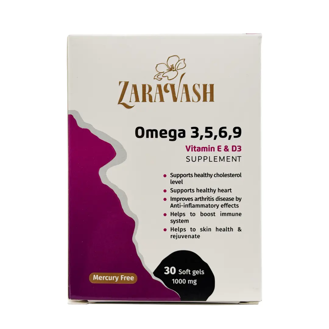 کپسول امگا 9,6,5,3 زراوش - 30 عددی