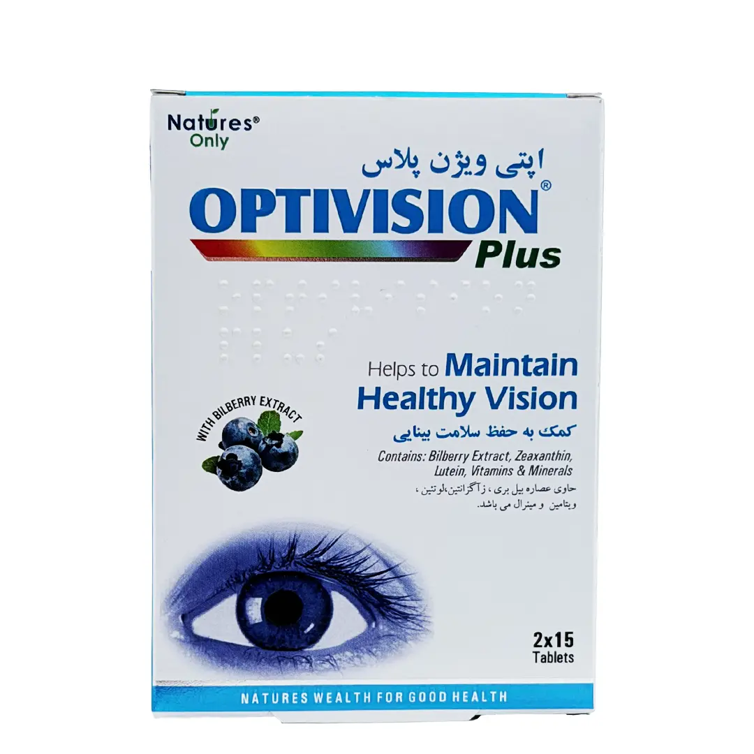قرص اپتی ویژن پلاس نیچرز اونلی - 30 عددی