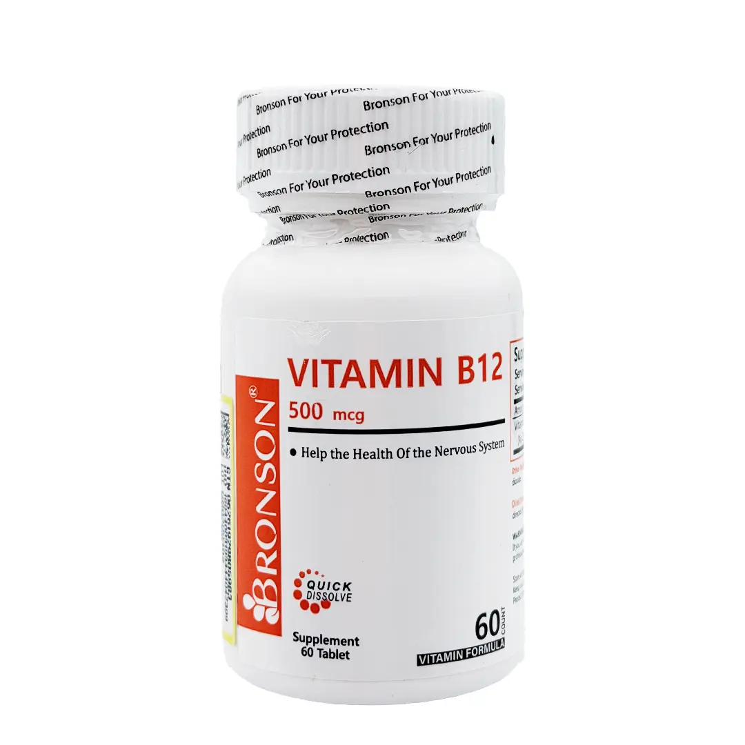 قرص ویتامین ب12 برونسون - 60 عددی