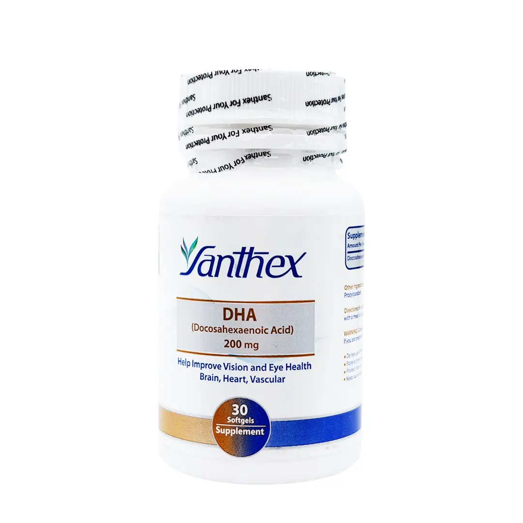 سافت ژل دی اچ ای 200 میلی گرم سنتکس - 30 عددی