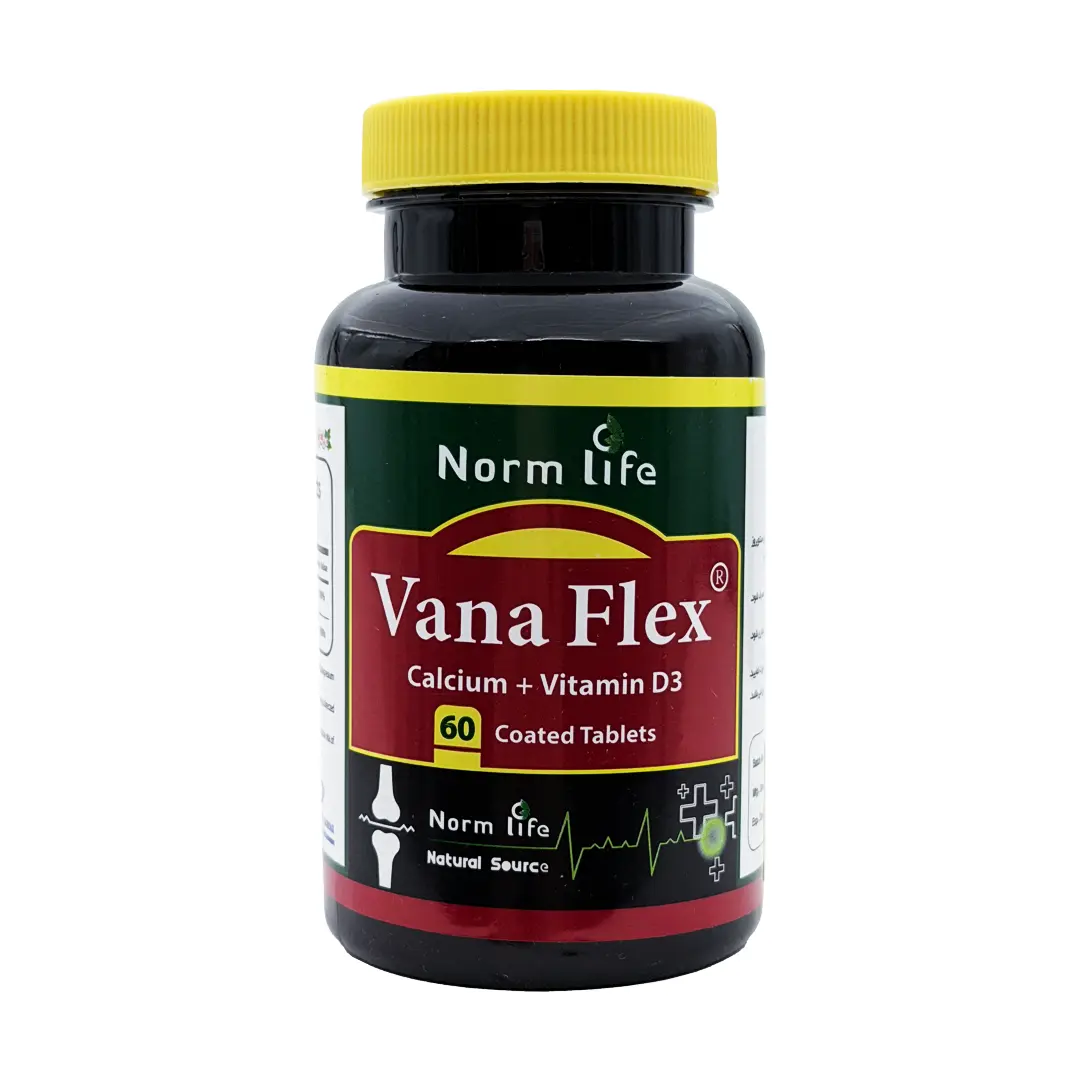 قرص وانا فلکس (کلسیم+D3) نورم لایف - 60 عددی