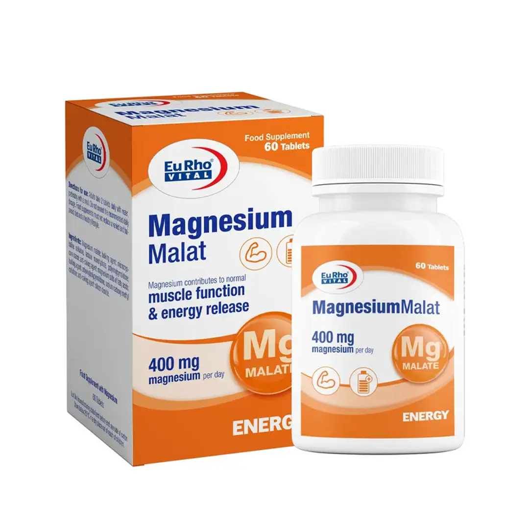 قرص منیزیم مالات یوروویتال - 60 عددی