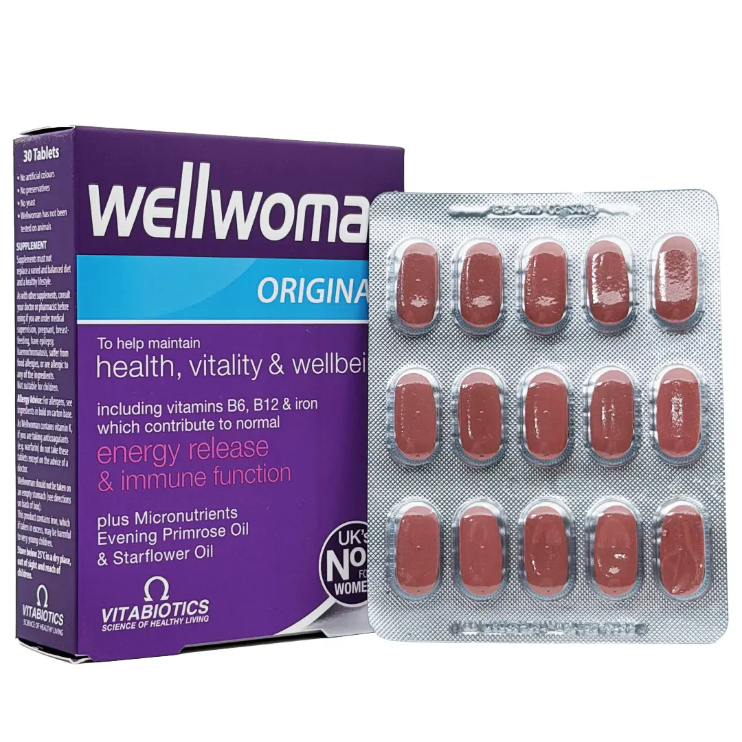 قرص مولتی ویتامین خانم ها ول وومن اوریجینال ویتابیوتیکس - 30 عددی