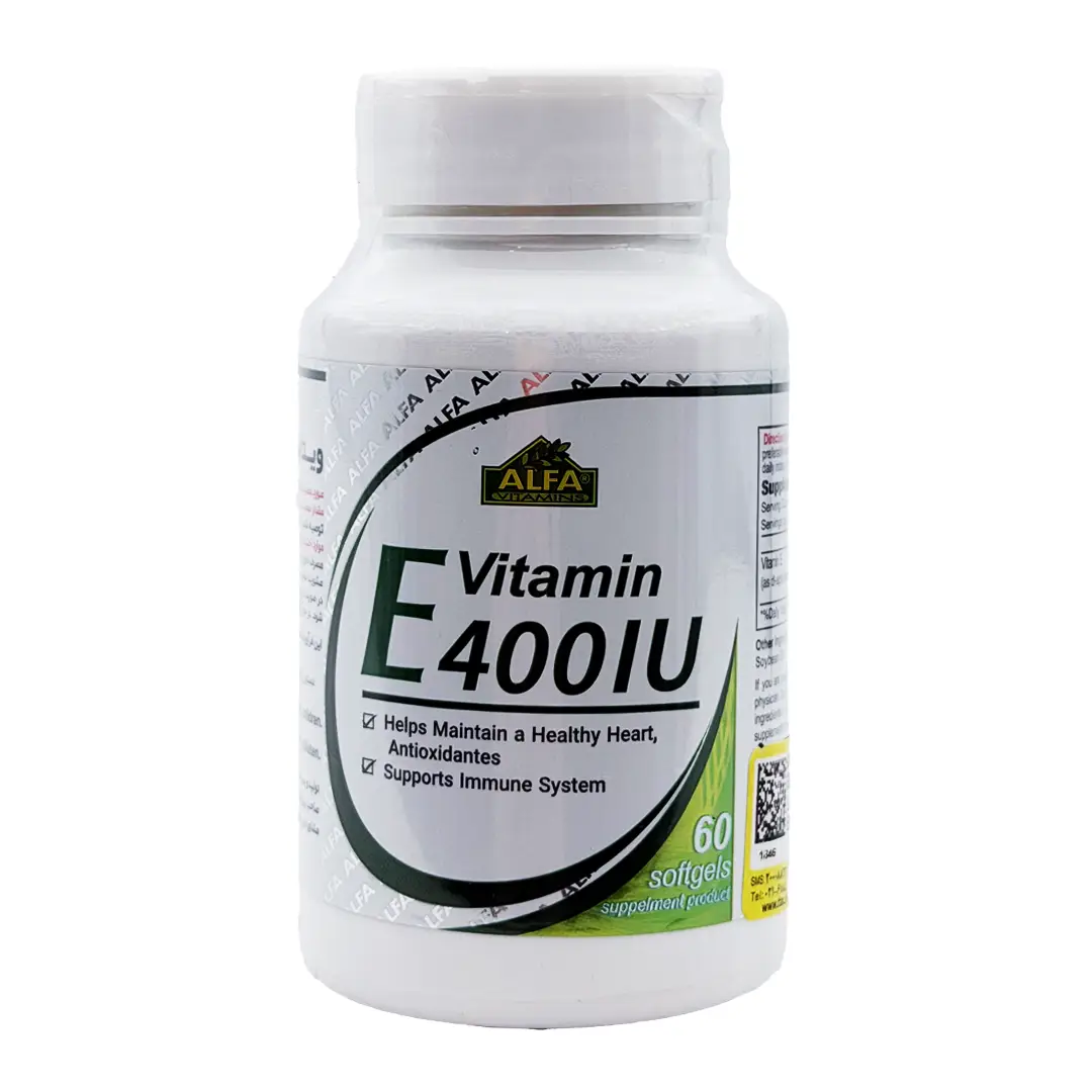 ویتامین (E) ای 400 آلفا ویتامینز - 60 عددی