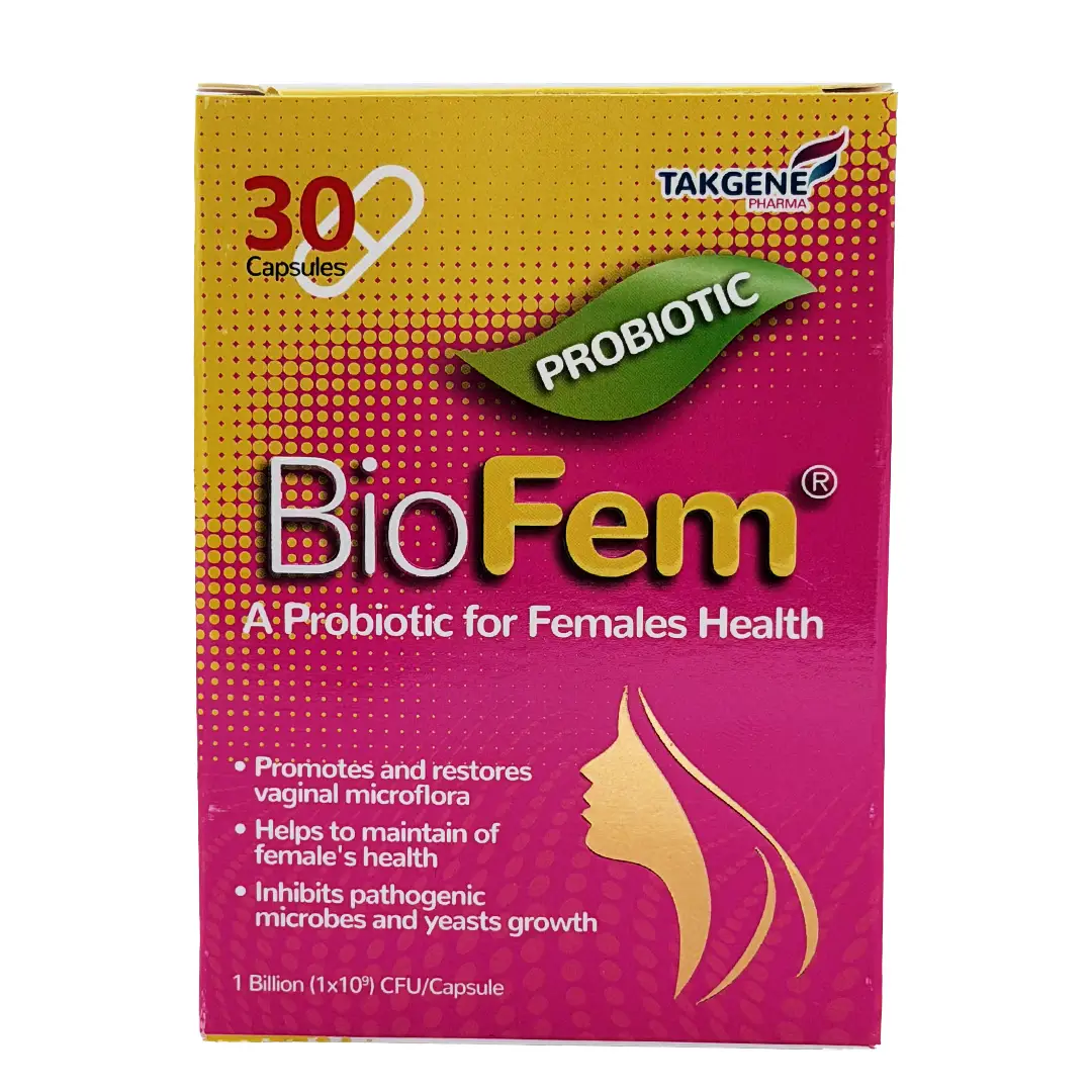 کپسول پروبیوتیک بایو فم تک ژن فارما - 30 عددی