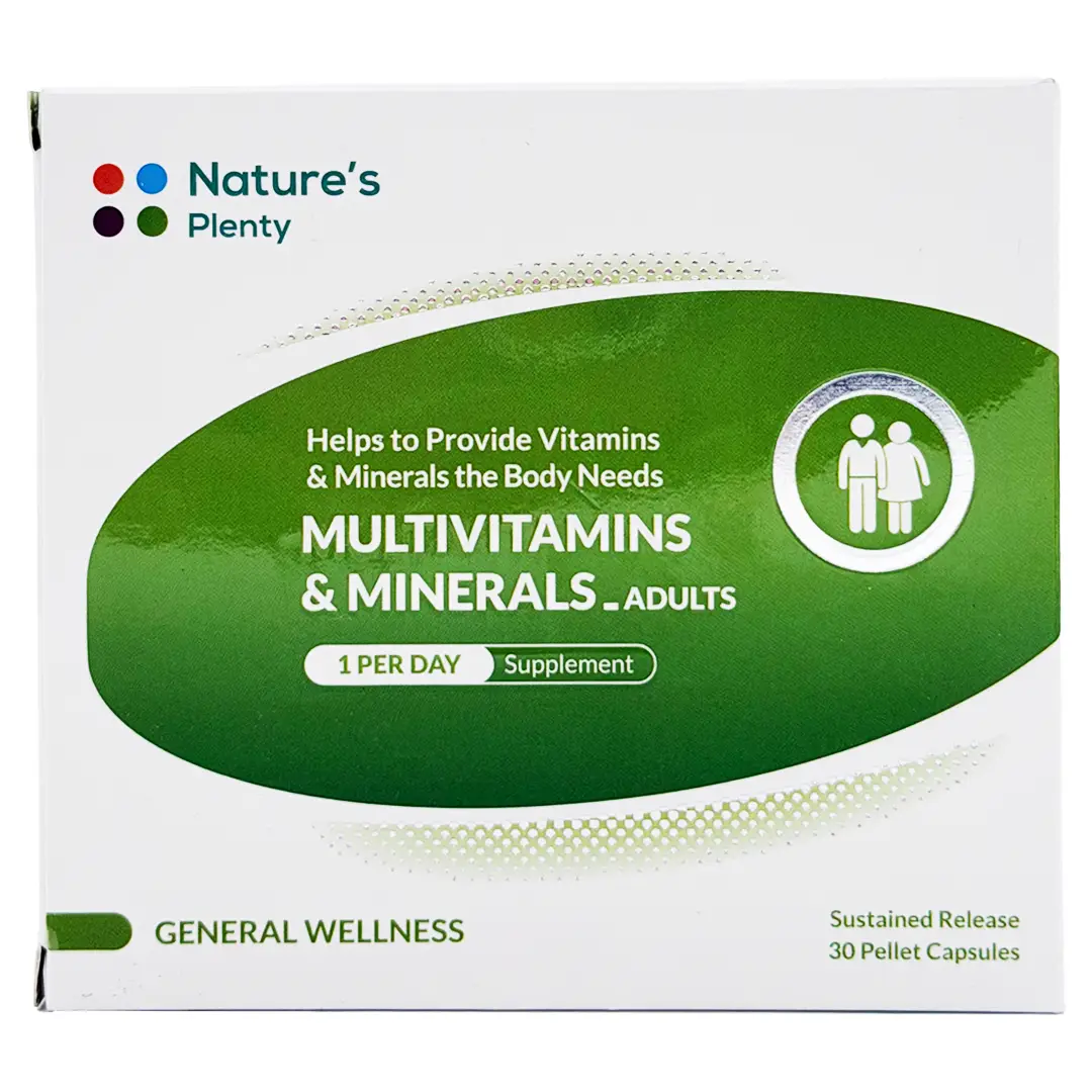 کپسول پلت مولتی ویتامین و مینرال بزرگسالان نیچرز پلنتی - 30 عددی