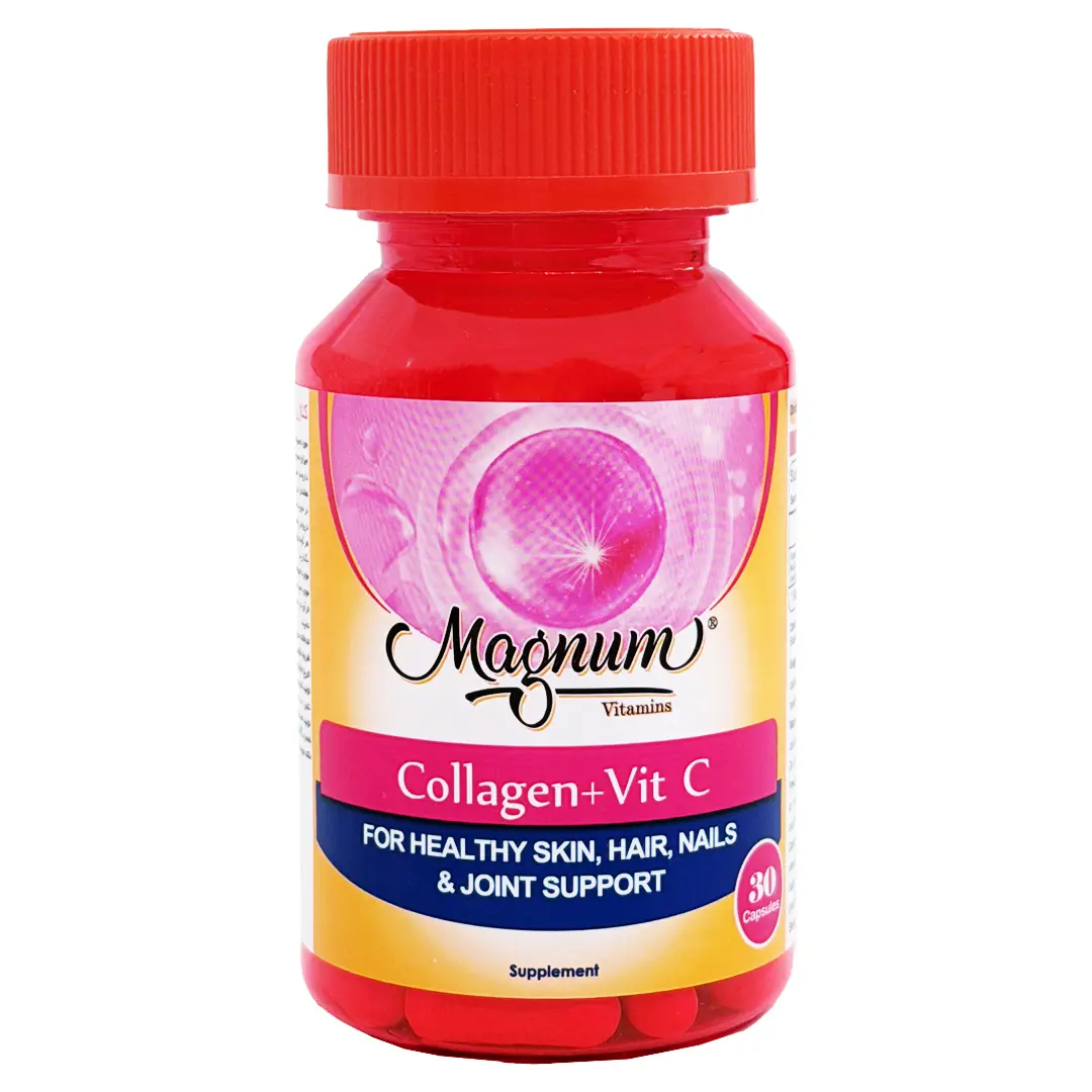 کپسول کلاژن + ویتامین ث مگنوم ویتامینز - 30 عددی