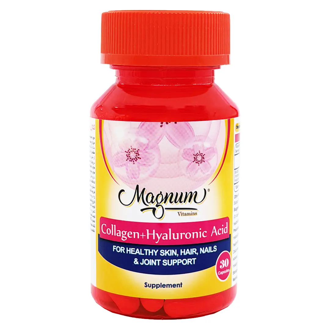 کپسول کلاژن + هیالورونیک اسید مگنوم ویتامینز - 30 عددی
