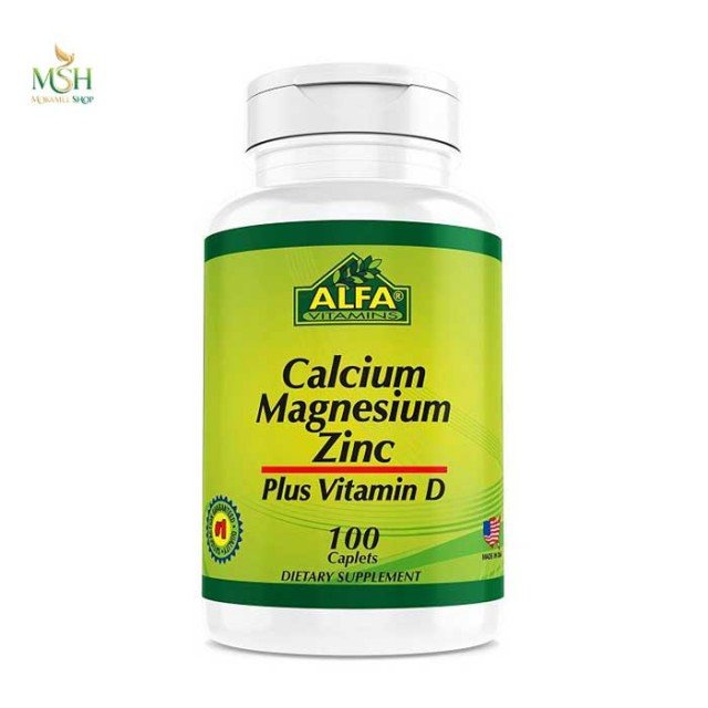 کلسیم منیزیم زینک و ویتامین دی آلفا ویتامین | Alfa vitamin Calcium Magnesium Zinc Plus Vitamin D