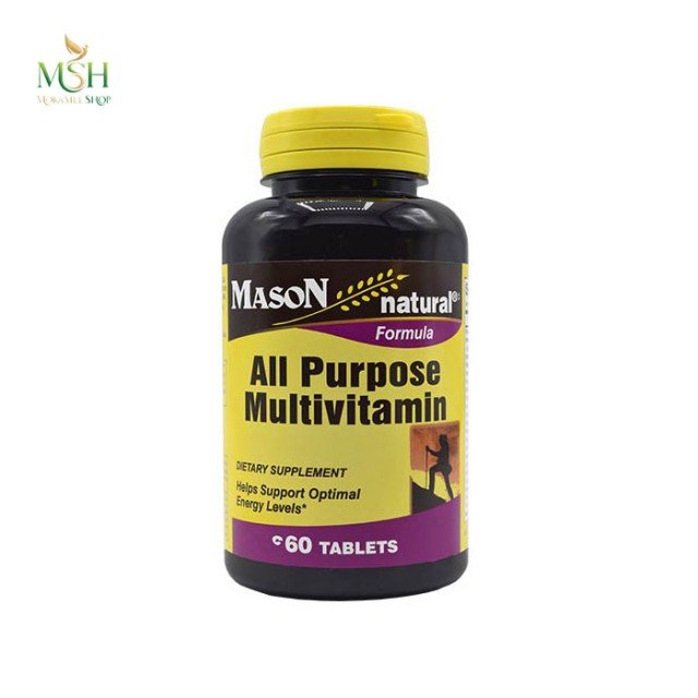 مولتی ویتامین آل پورپوز میسون نچرال | Mason Natural All Purpose Multivitamin