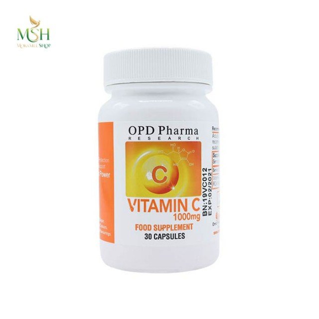 ویتامین ث 1000 میلی گرم ماکسیمم پاور او پی دی فارما | OPD Pharma Vitamin C 1000 mg Maximum Power