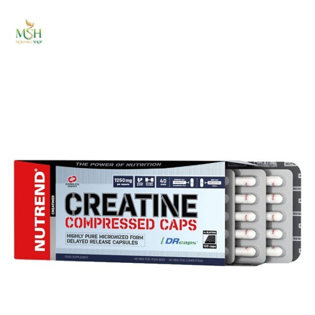 کراتین کامپرسد کپس ناترند | Nutrend Creatine Compressed Caps