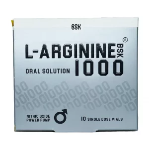 ویال ال آرژنین 1000 میلی گرم بی اس کی - 10 عددی