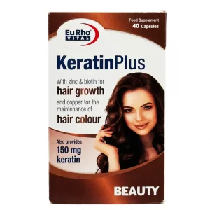 کپسول کراتین پلاس یوروویتال - 40 عددی