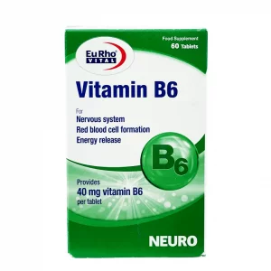 قرص ویتامین ب6 یوروویتال - 60 عددی