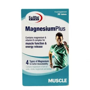 قرص منیزیم پلاس یوروویتال - 30 عددی