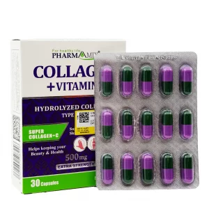 کپسول کلاژن + ویتامین C فارمامیکس - 30 عددی