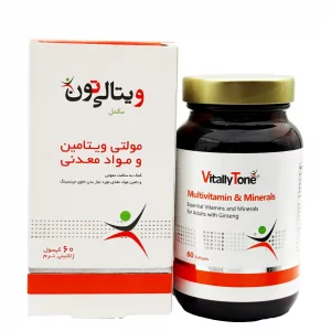 کپسول نرم مولتی ویتامین و مینرال ویتالی تون - 60 عددی