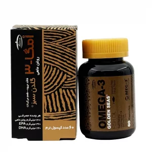 امگا 3 روغن ماهی گلدن سیز کارن  - 60 عددی