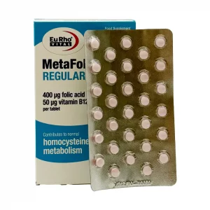 قرص متافولیک + ب12 رگولار یوروویتال - 30 عددی